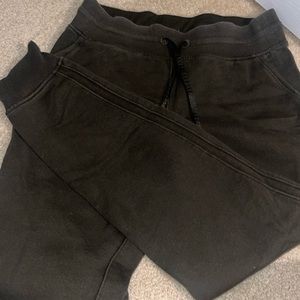 Dark green lululemon joggers